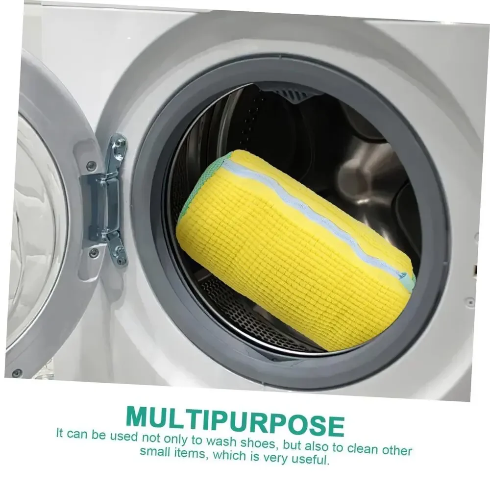 2‑Pack Chenille Shoe Washing Bag, Reusable Laundry Protector for Washing Machine